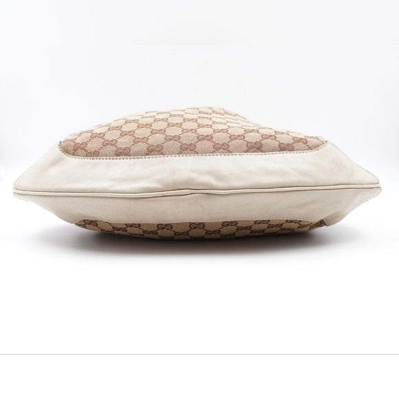 ❌️❌️SOLD❌️❌️P30❤️ Gucci Bamboo Peggy Hobo GG Canvas - Picture 9 of 15